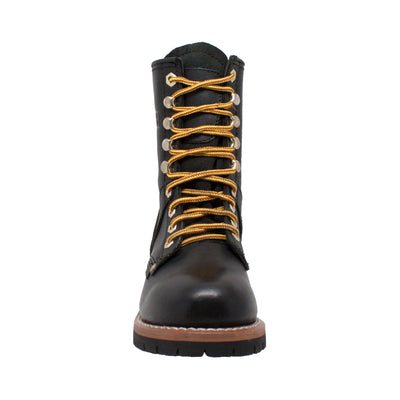 Women's 9" Logger Black - 2439 - Shop Genuine Leather men & women's boots online | AdTecFootWear