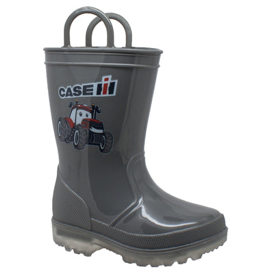 Toddler's PVC Boot with Light-Up Outsole Grey - CI-5010 - Shop Genuine Leather men & women's boots online | AdTecFootWear