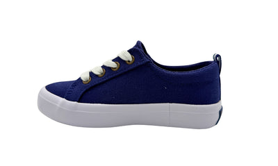 6772NV- TECS: Kids Canvas Sneakers (slip-on)