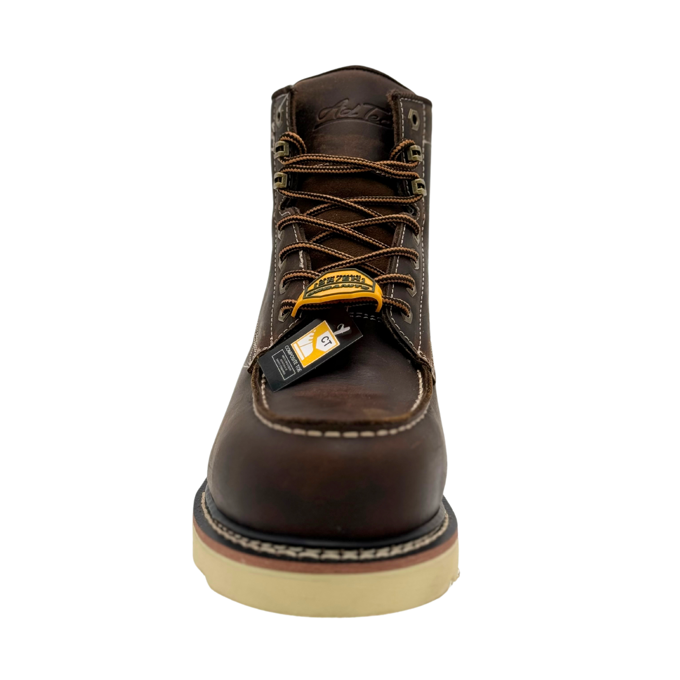 Rancho: Men's 6" Moc Toe: Oil Tan Brown- [COMPOSITE SAFETY TOE]- 9256DB
