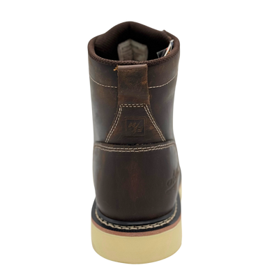 Rancho: Men's 6" Moc Toe: Oil Tan Brown- [COMPOSITE SAFETY TOE]- 9256DB