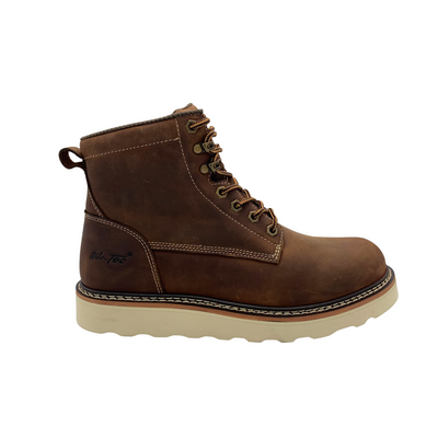 Men's 'Meadow' - 6" Leather Work Boot w/ Wedge outsole & Composite Safety Toe