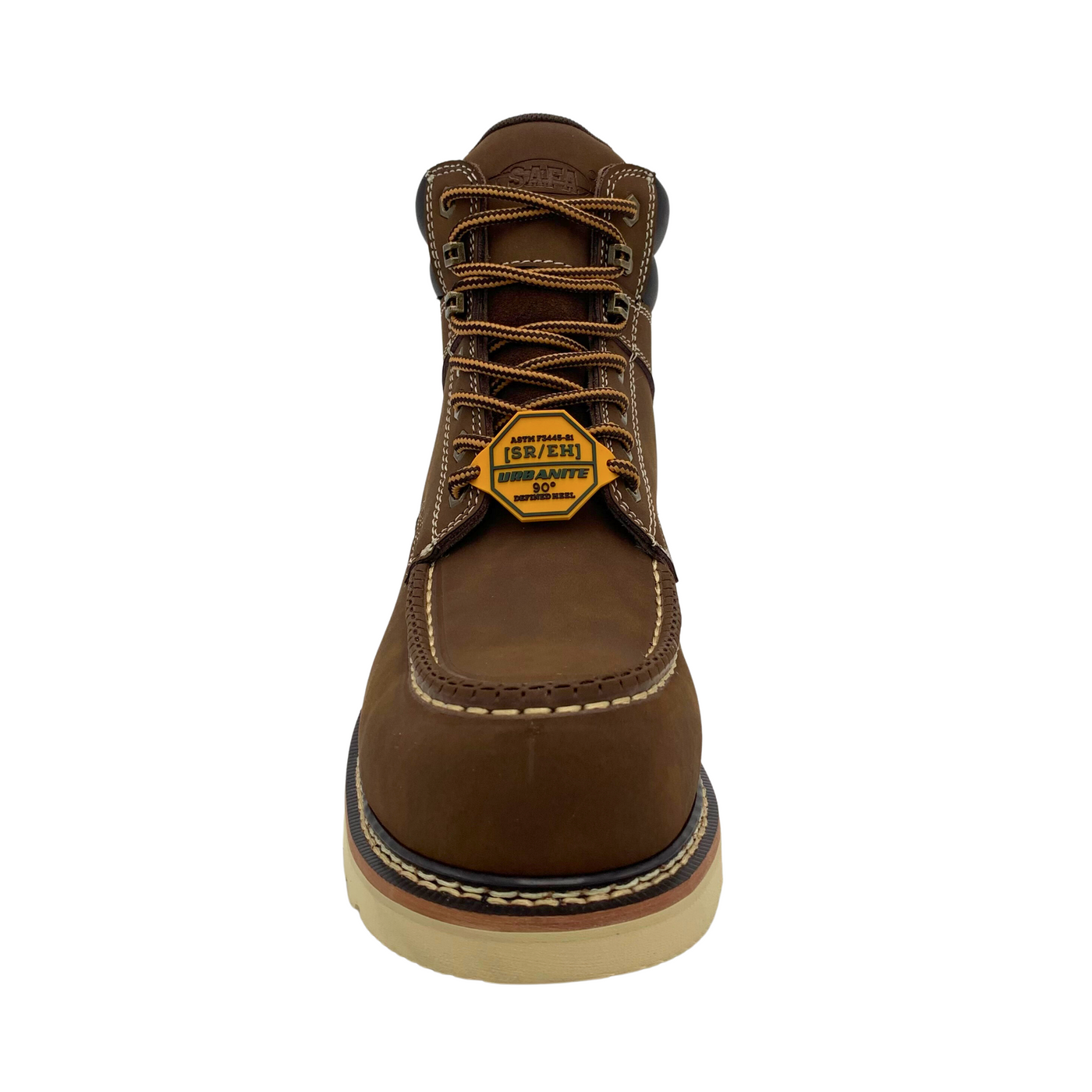 SAFA: Men's 6" Moc Toe- Whiskey Brown[Composite Toe] 9193