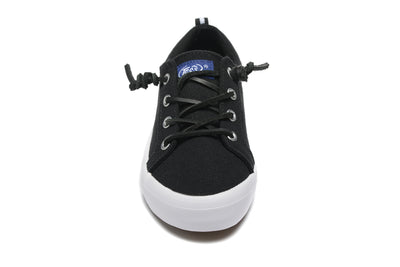 8773BK- TECS: Women Canvas Sneakers (slip-on)