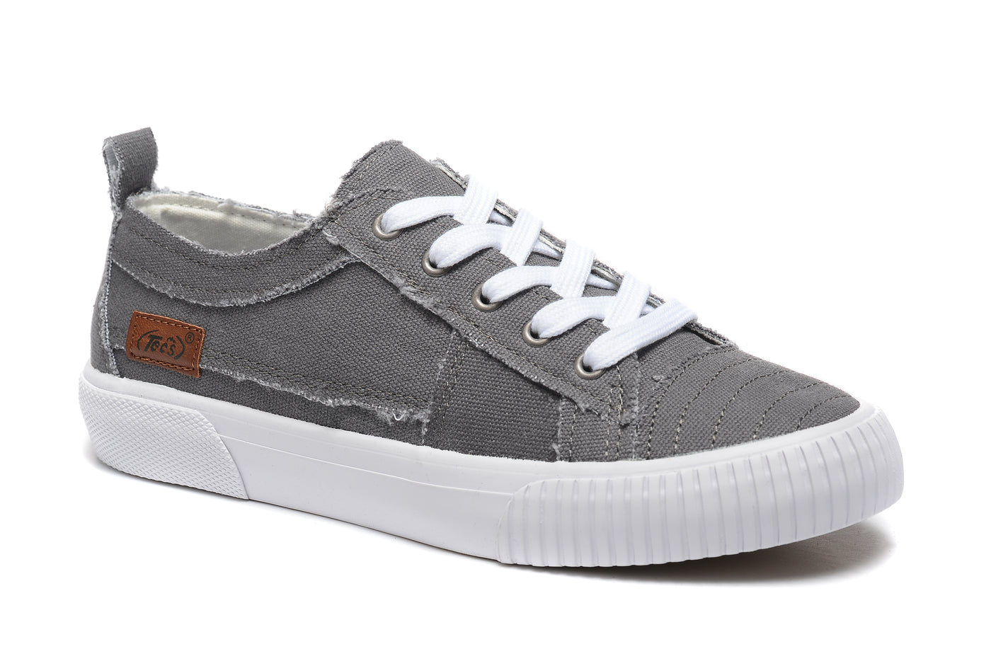 8774GR- TECS: Women Canvas Sneaker (Slip-on)