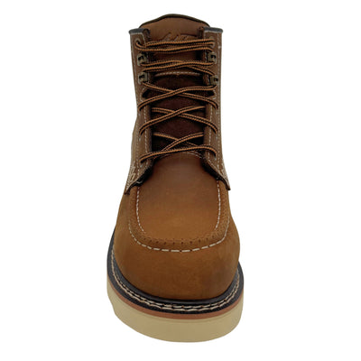 Legacy Pro: Women's 6" Moc Toe Work Boot: Whiskey Brown - [COMPOSITE SAFETY TOE]- 8146