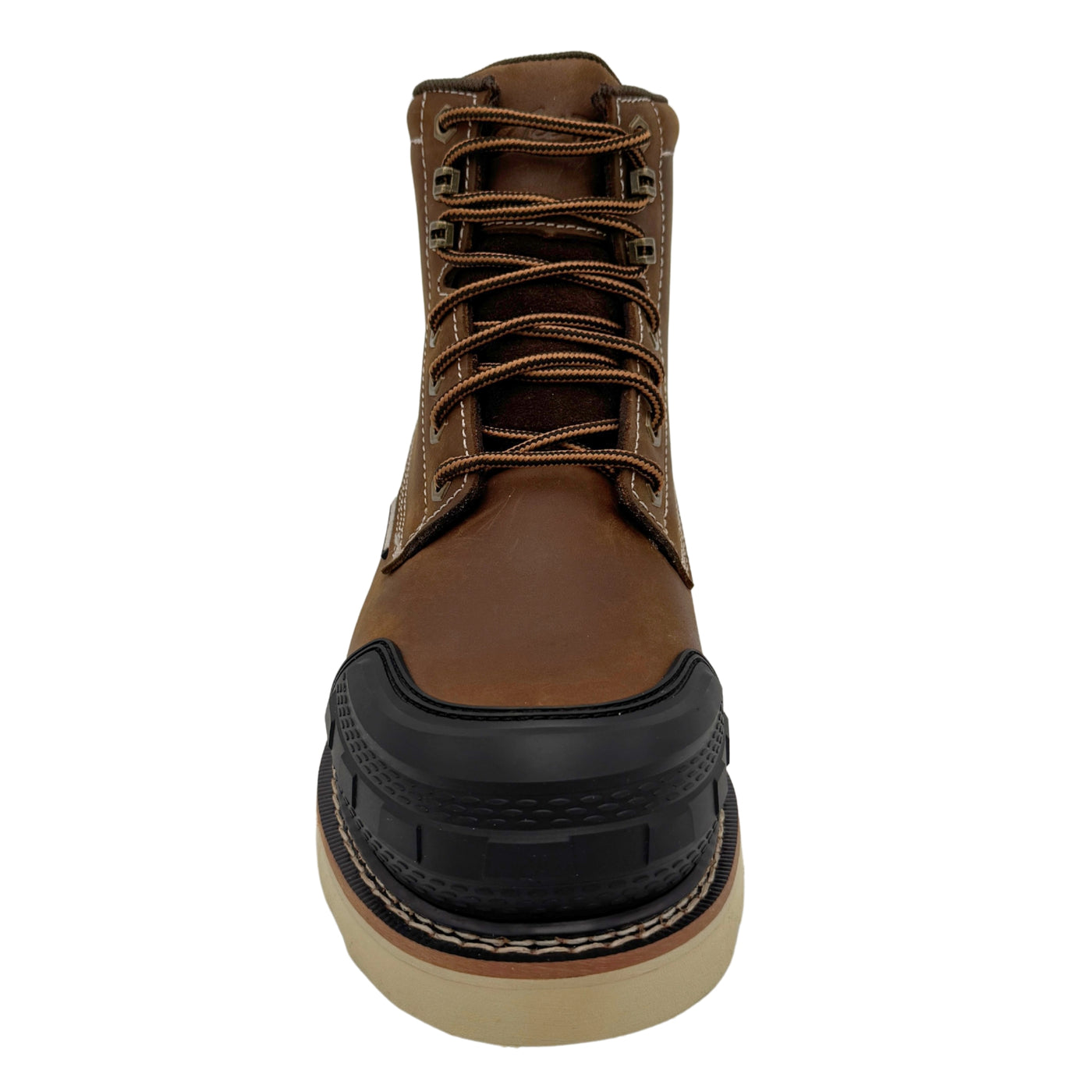 Guardian: Men’s 6" Rubber Toe Work Boot – Brown [Soft Toe | Puncture-Resistant | EH | Slip-Resistant] 9270