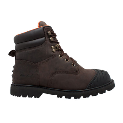 Men's 6" Brown Work Boot - 1018 - Shop Genuine Leather men & women's boots online | AdTecFootWear