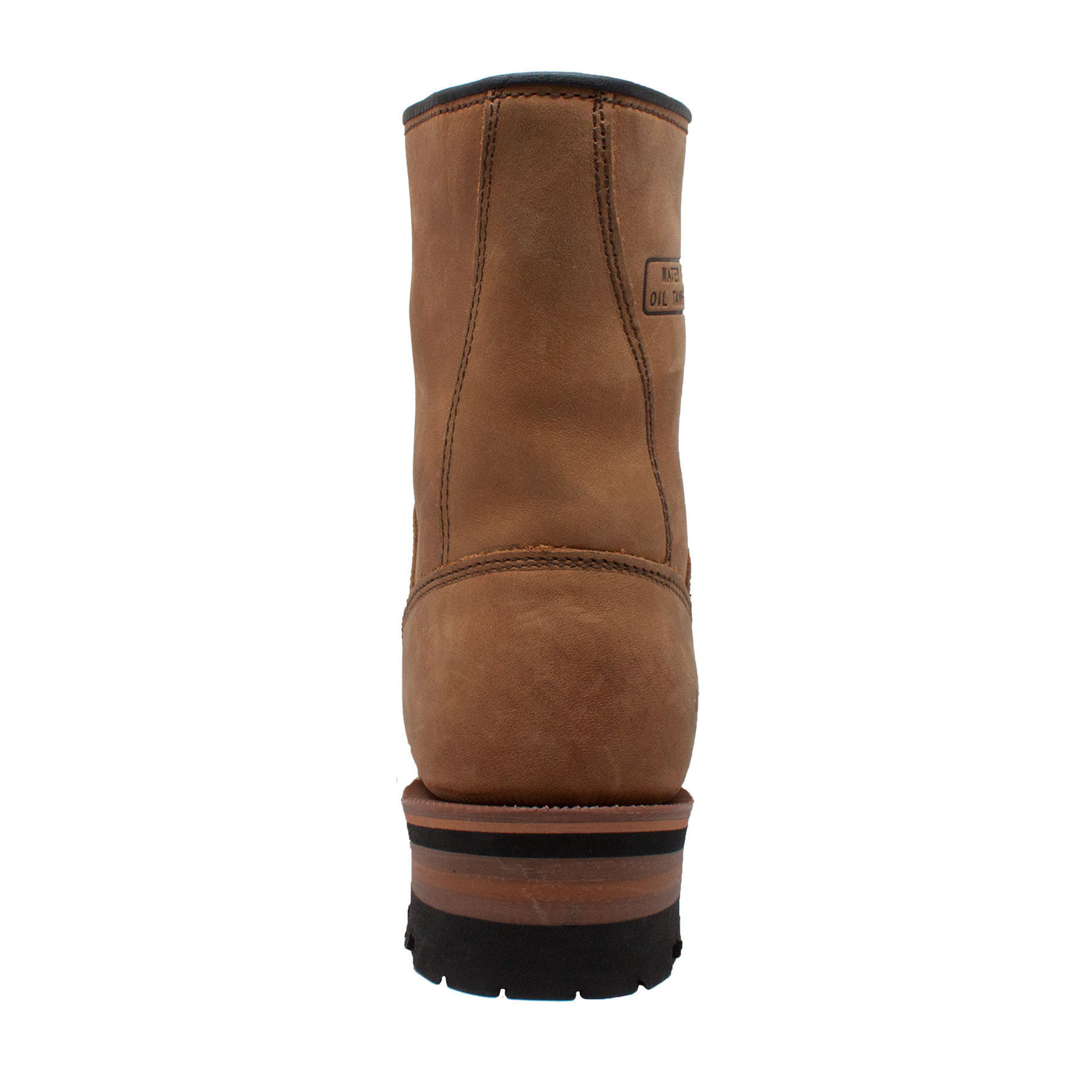 Men's 9" Brown Steel Toe Logger - 1740 - Shop Genuine Leather men & women's boots online | AdTecFootWear