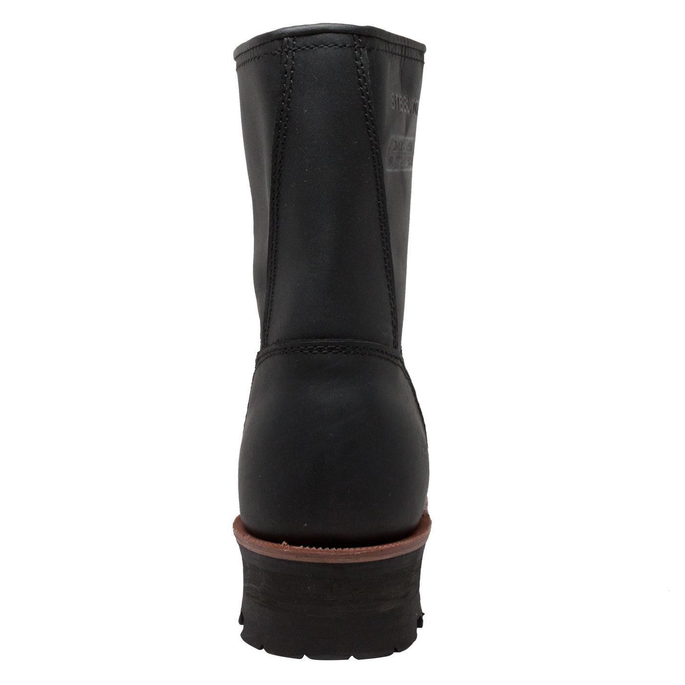 Men's 9" Waterproof Steel Toe Logger Black - 1428WP - Shop Genuine Leather men & women's boots online | AdTecFootWear