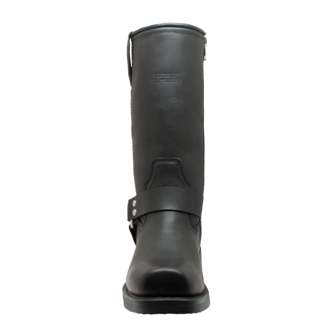 black bike boots