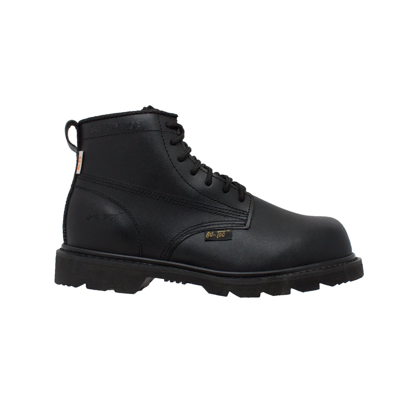Men's 6" Black Composite Toe Boot -1587 - Shop Genuine Leather men & women's boots online | AdTecFootWear