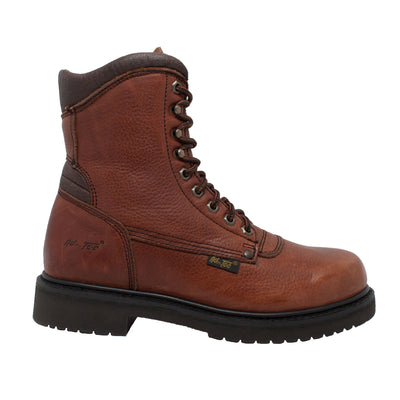Men's 8" Brown Work Boot - 1623 - Shop Genuine Leather men & women's boots online | AdTecFootWear