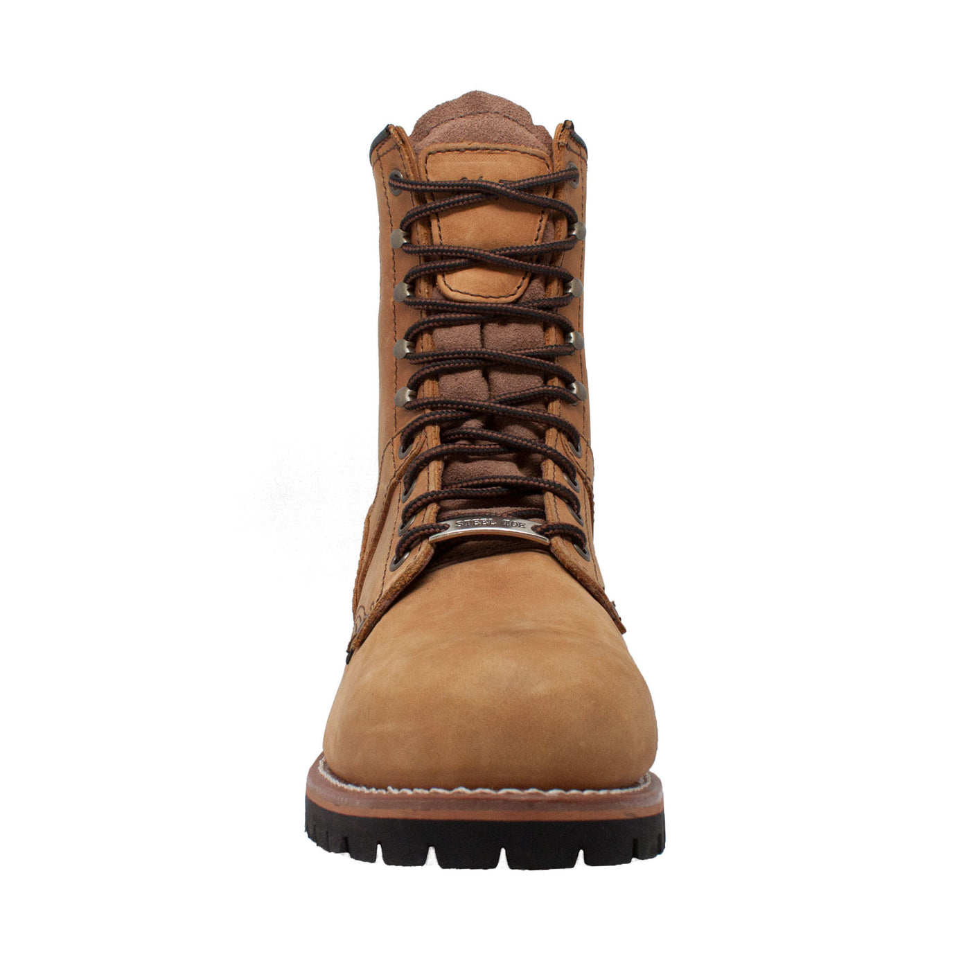 Men's 9" Brown Steel Toe Logger - 1740 - Shop Genuine Leather men & women's boots online | AdTecFootWear