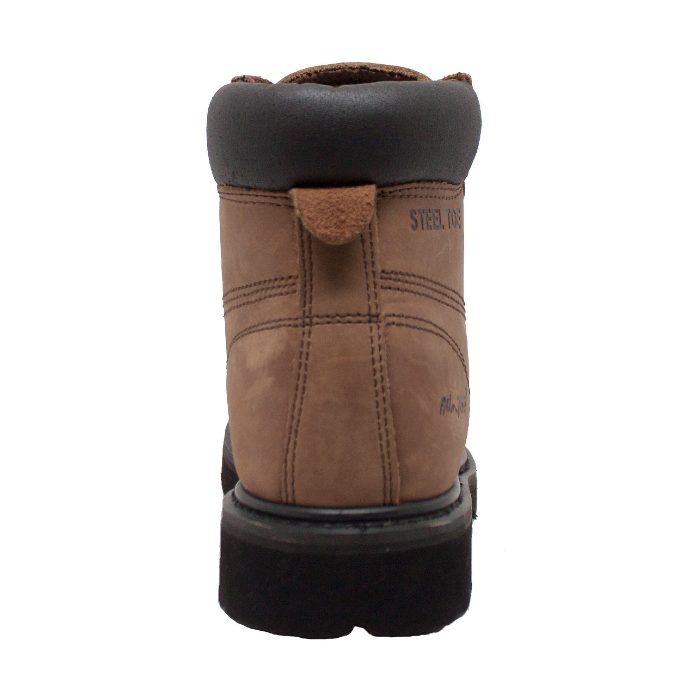 Men's 6" Brown Steel Toe Work Boot - 1981 - Shop Genuine Leather men & women's boots online | AdTecFootWear