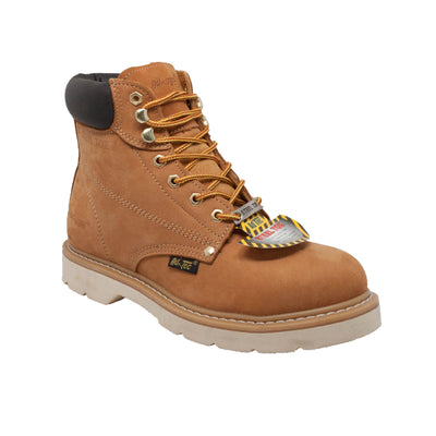Men's Steel Toe Work Boot Tan - 1982 - Shop Genuine Leather men & women's boots online | AdTecFootWear
