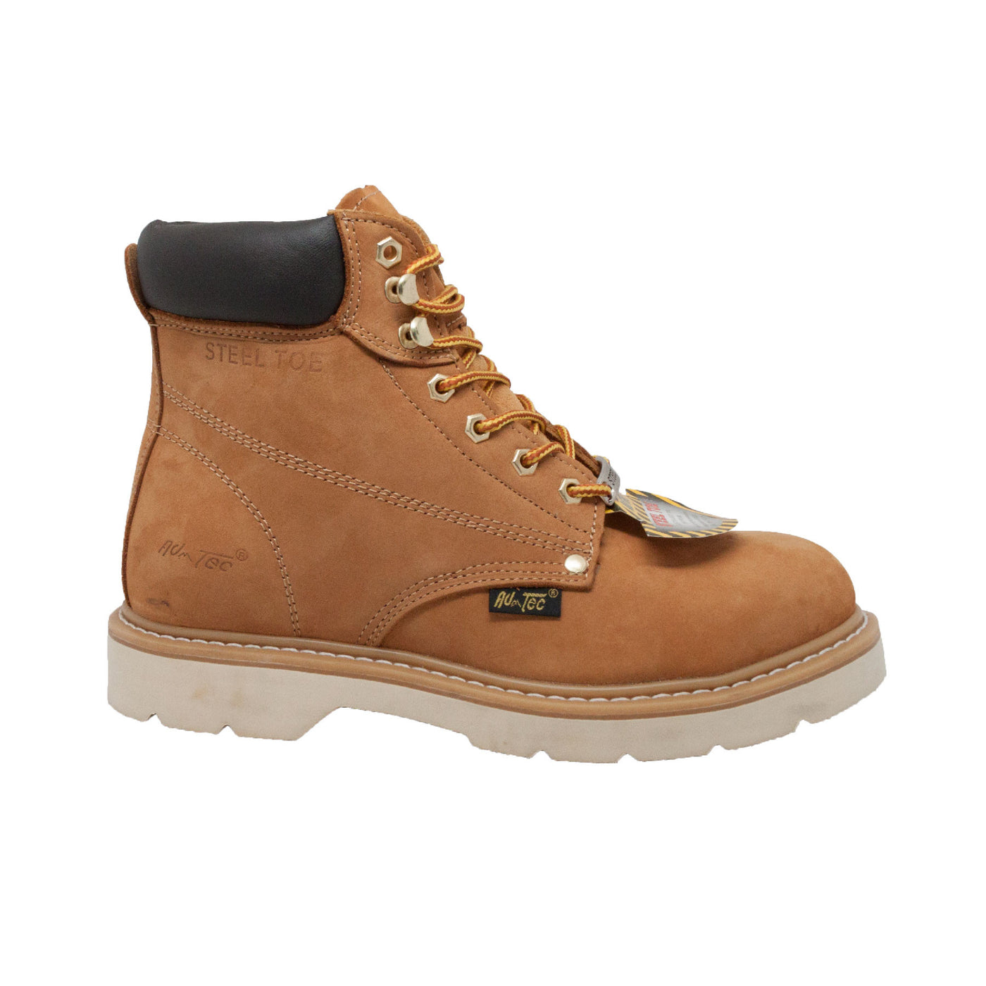 Men's Steel Toe Work Boot Tan - 1982 - Shop Genuine Leather men & women's boots online | AdTecFootWear