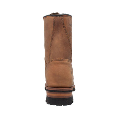 Women's 9" Brown Steel Toe Logger - 2426 - Shop Genuine Leather men & women's boots online | AdTecFootWear