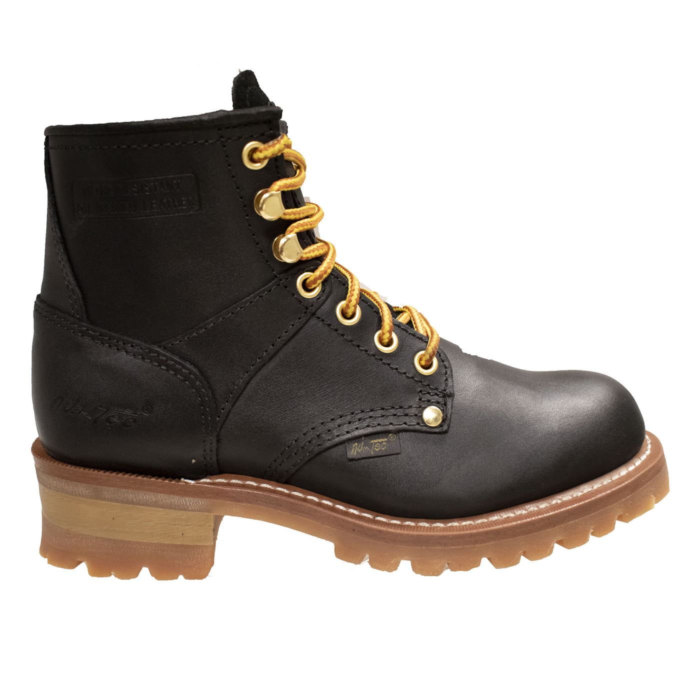 Women 6" Logger, Black- 2439L - Shop Genuine Leather men & women's boots online | AdTecFootWear