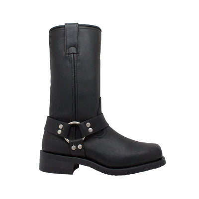Women's 12" Harness Boot Black - 2442 - Shop Genuine Leather men & women's boots online | AdTecFootWear