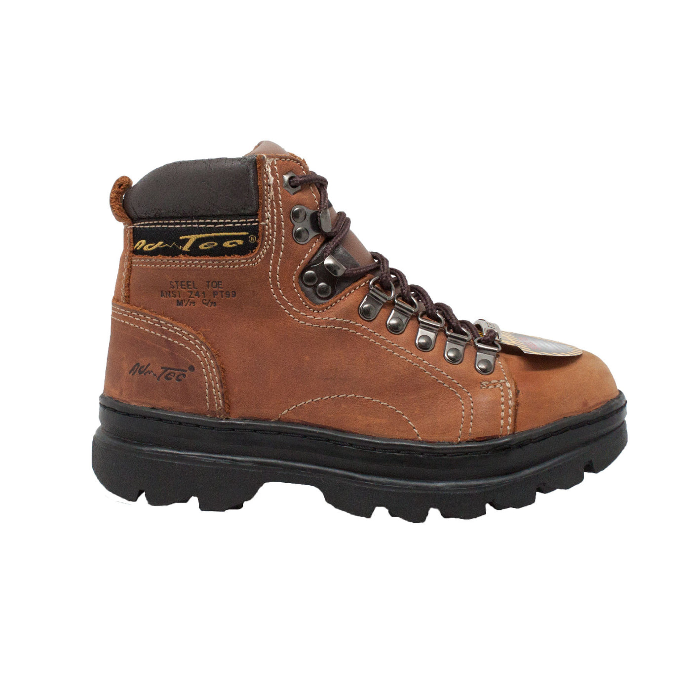 Women's 6" Steel Toe Work Boot Brown - 2977 - Shop Genuine Leather men & women's boots online | AdTecFootWear