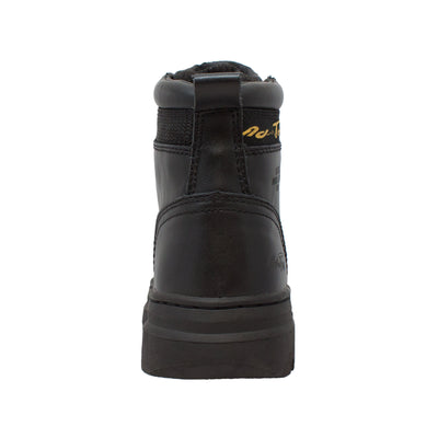 Women's 6" Steel Toe Work Boot Black - 2980 - Shop Genuine Leather men & women's boots online | AdTecFootWear