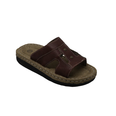 Children's Band Slide Sandal Red - 6569-RD - Shop Genuine Leather men & women's boots online | AdTecFootWear