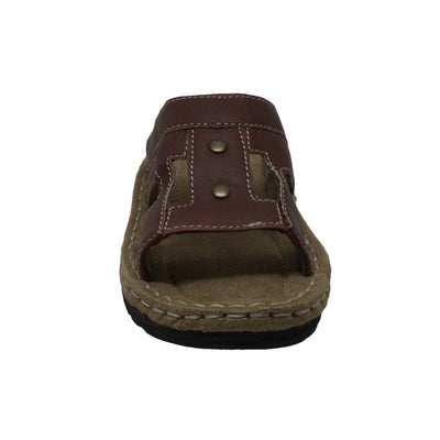 Children's Band Slide Sandal Red - 6569-RD - Shop Genuine Leather men & women's boots online | AdTecFootWear
