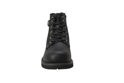 Women's 7" Biker Boot Black - 8647L - Shop Genuine Leather men & women's boots online | AdTecFootWear