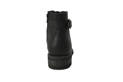 Women's 7" Biker Boot Black - 8647L - Shop Genuine Leather men & women's boots online | AdTecFootWear
