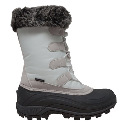 Women's Nylon Winter Boots White - 8780-WT - Shop Genuine Leather men & women's boots online | AdTecFootWear