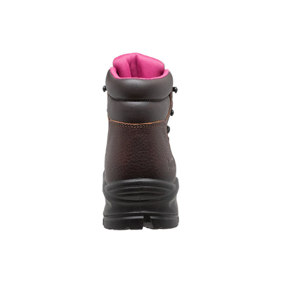 Women 6" Waterproof Soft Toe Work Boot Brown 8914-BR - Shop Genuine Leather men & women's boots online | AdTecFootWear