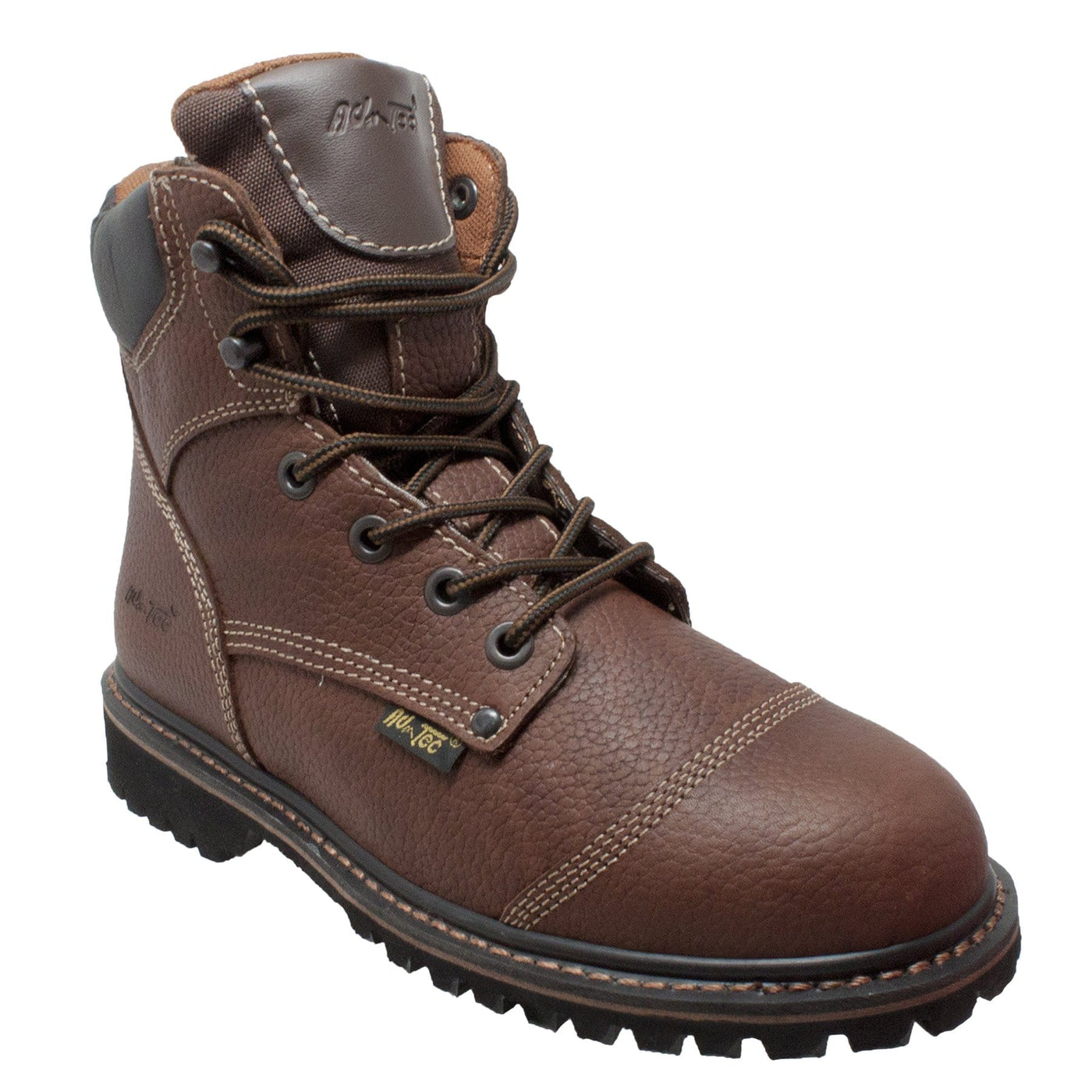 Men's 6"  Light Brown Comfort Work Boot - Shop Genuine Leather men & women's boots online | AdTecFootWear