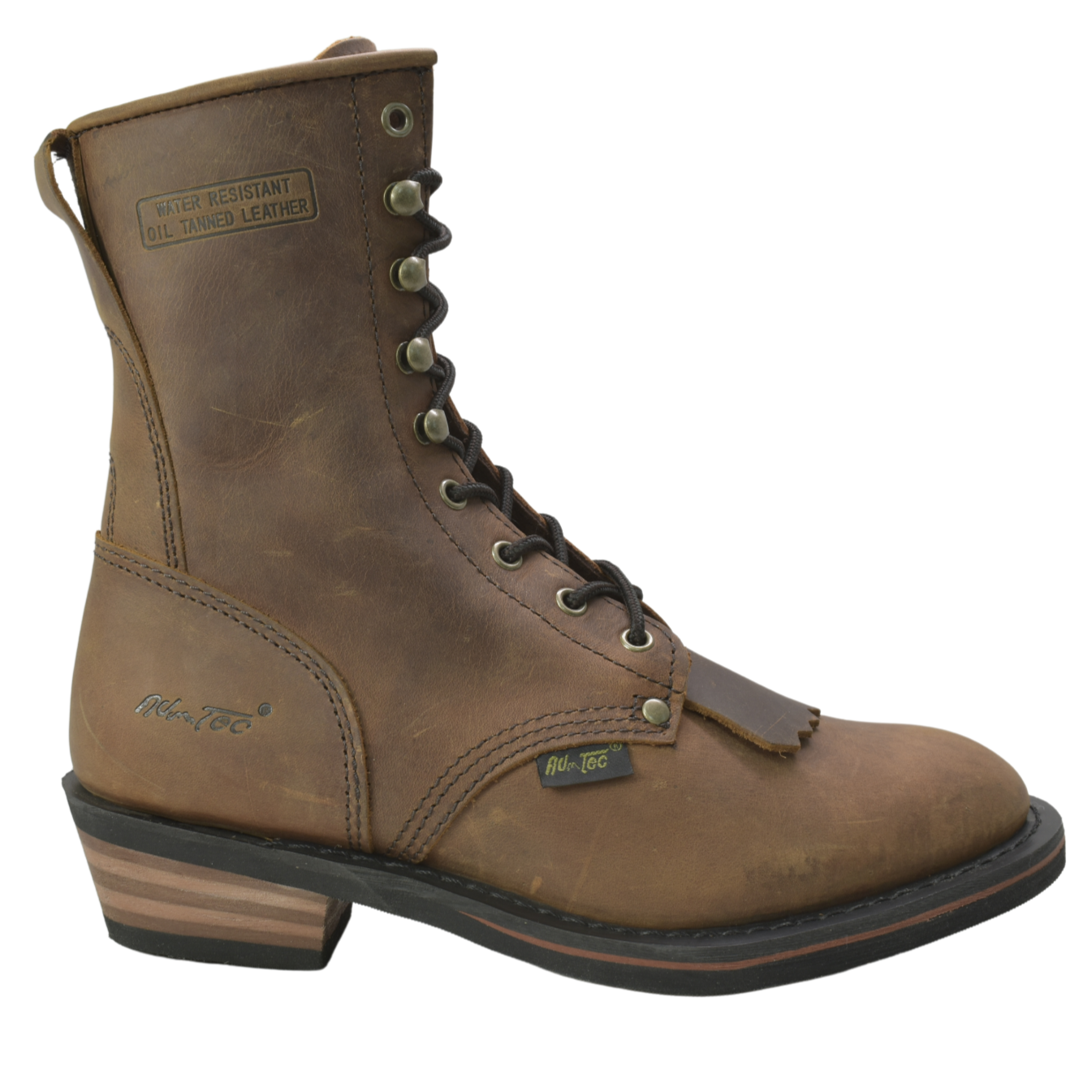 Men's 9" Tan Packer - 9224 - Shop Genuine Leather men & women's boots online | AdTecFootWear