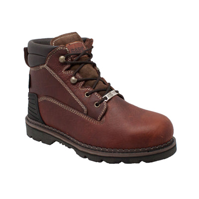 Men's 6" Steel Toe Work Boot Brown - 9400 - Shop Genuine Leather men & women's boots online | AdTecFootWear