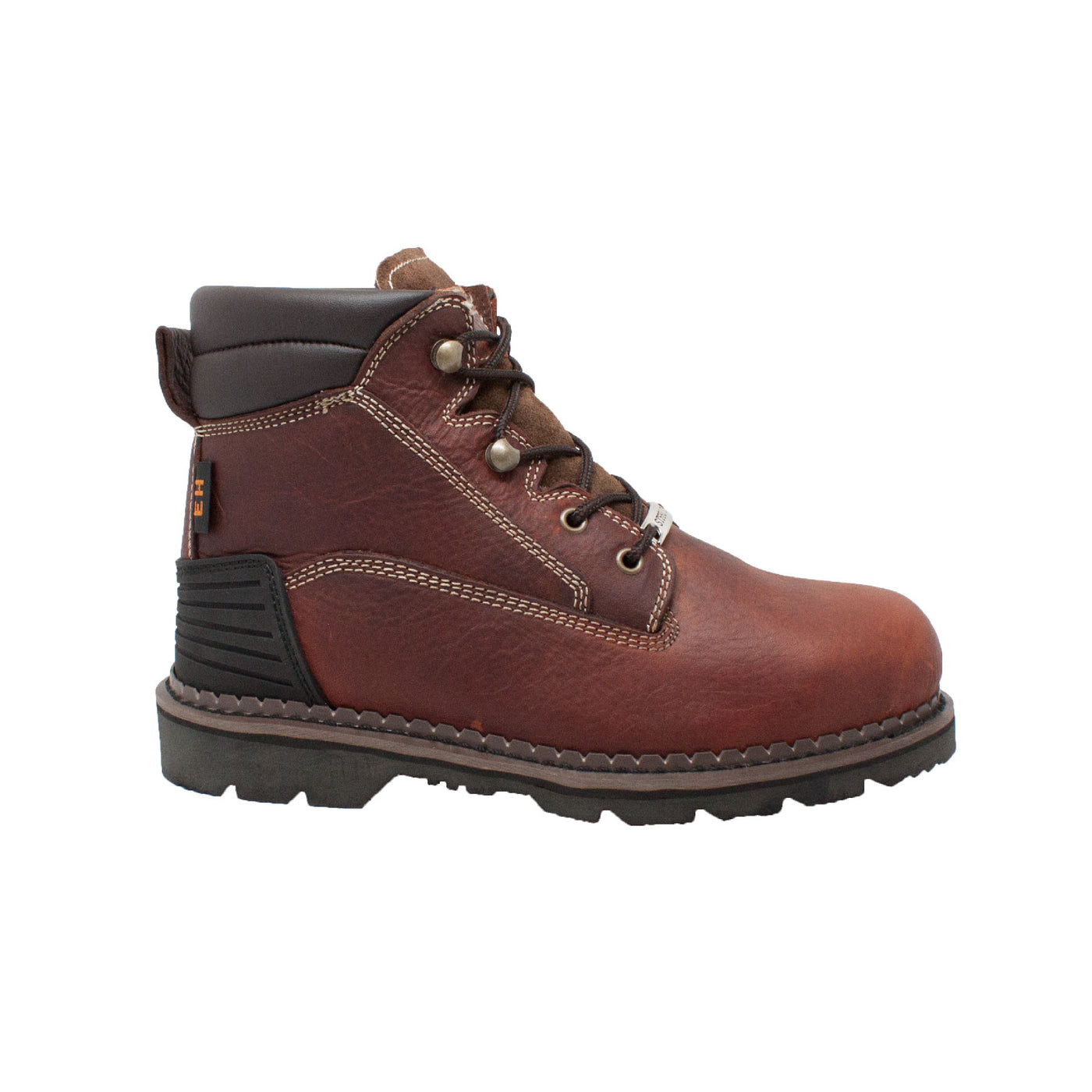 Men's 6" Steel Toe Work Boot Brown - 9400 - Shop Genuine Leather men & women's boots online | AdTecFootWear