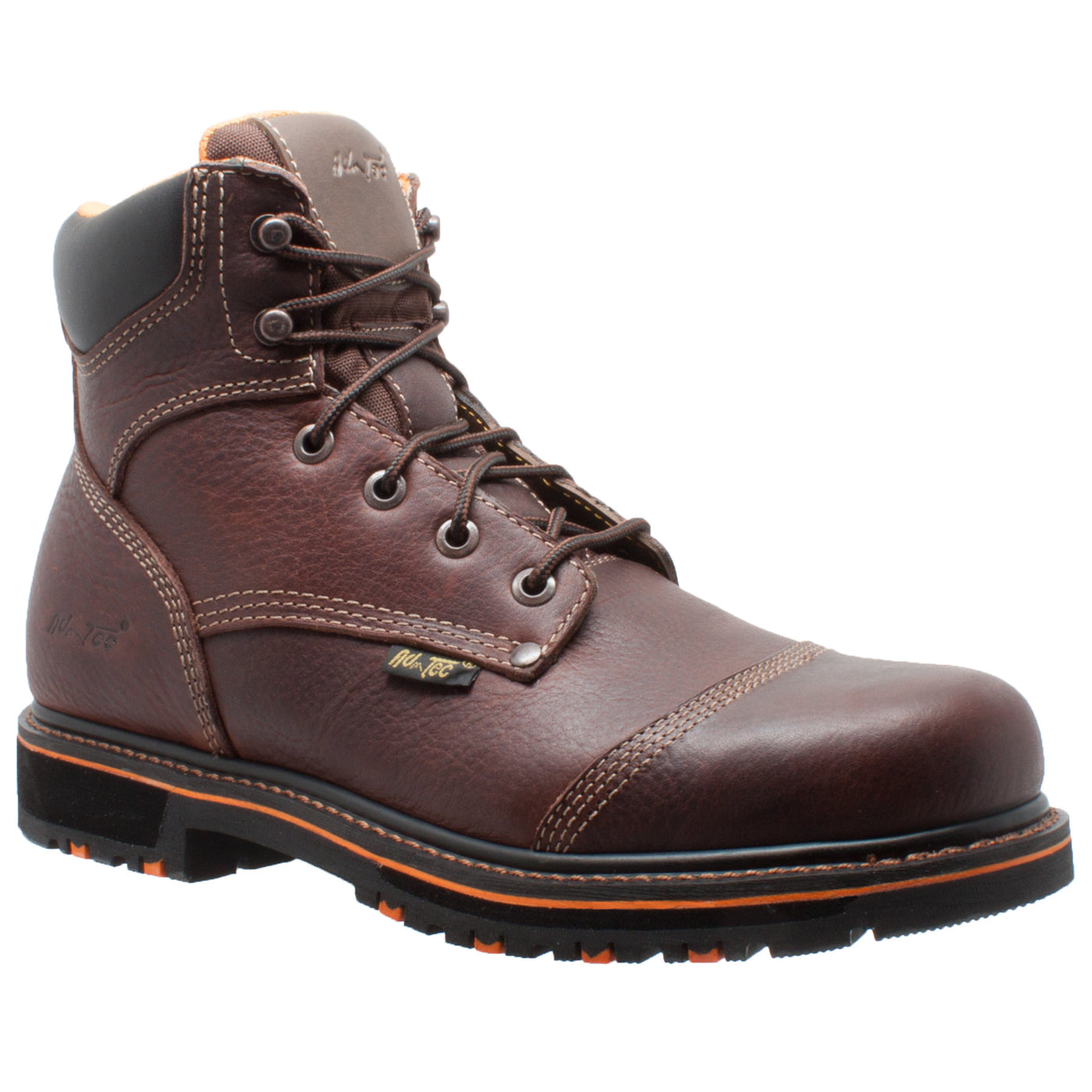 Men's 6" Comfort Work Boot Dark Brown - 9723 - Shop Genuine Leather men & women's boots online | AdTecFootWear