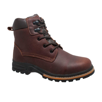 Men's 6" Brown Work Boot - 9800 - Shop Genuine Leather men & women's boots online | AdTecFootWear