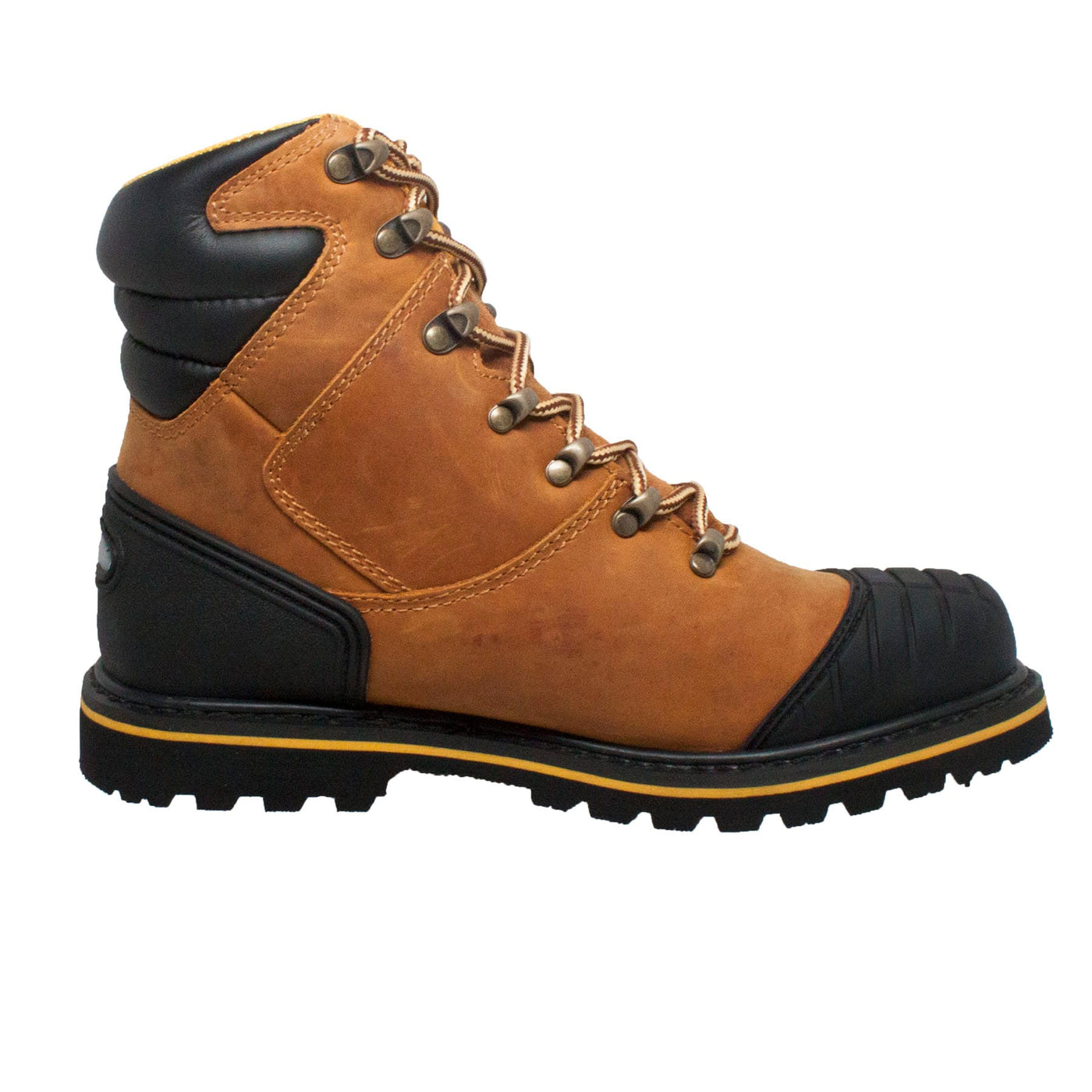 Men's 7" Steel Toe Work Boot Light Brown - 9804 - Shop Genuine Leather men & women's boots online | AdTecFootWear