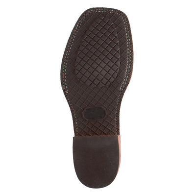 Men's 11" Work Western Square Toe Brown - 9829 - Shop Genuine Leather men & women's boots online | AdTecFootWear