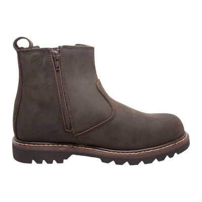 Men's 6" Australian Boot Brown - 9843 - Shop Genuine Leather men & women's boots online | AdTecFootWear