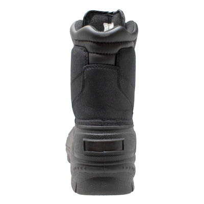 Mens Black Nylon Zipper Winter Boots - 9885 - Shop Genuine Leather men & women's boots online | AdTecFootWear