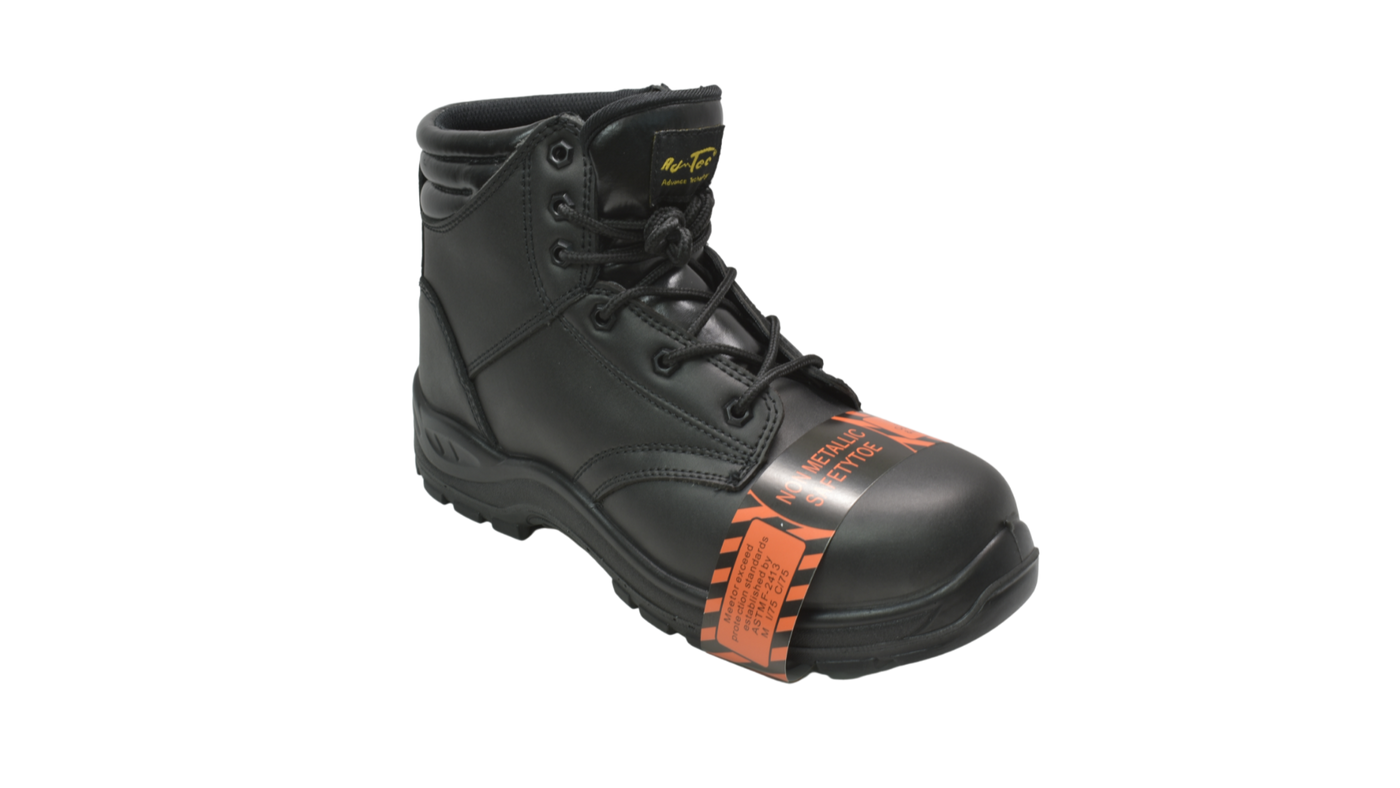 Men's Composite Toe Work Boot Black - Shop Genuine Leather men & women's boots online | AdTecFootWear