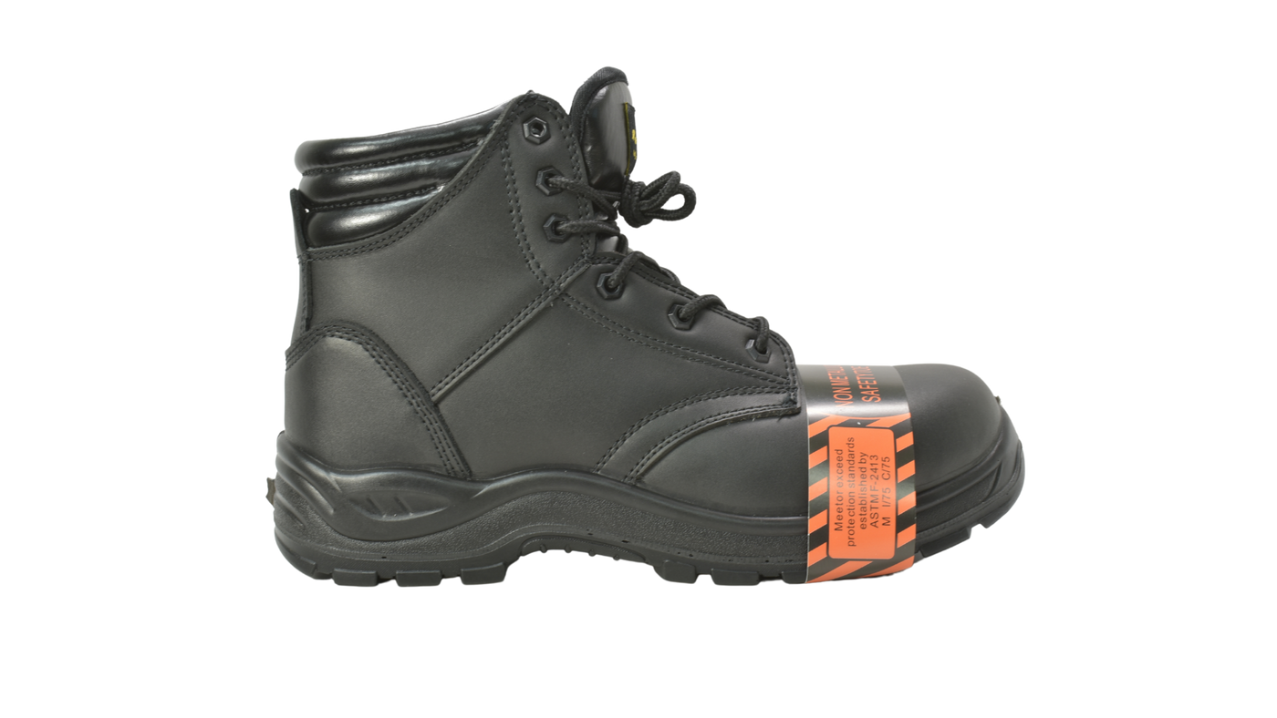 Men's Composite Toe Work Boot Black - Shop Genuine Leather men & women's boots online | AdTecFootWear