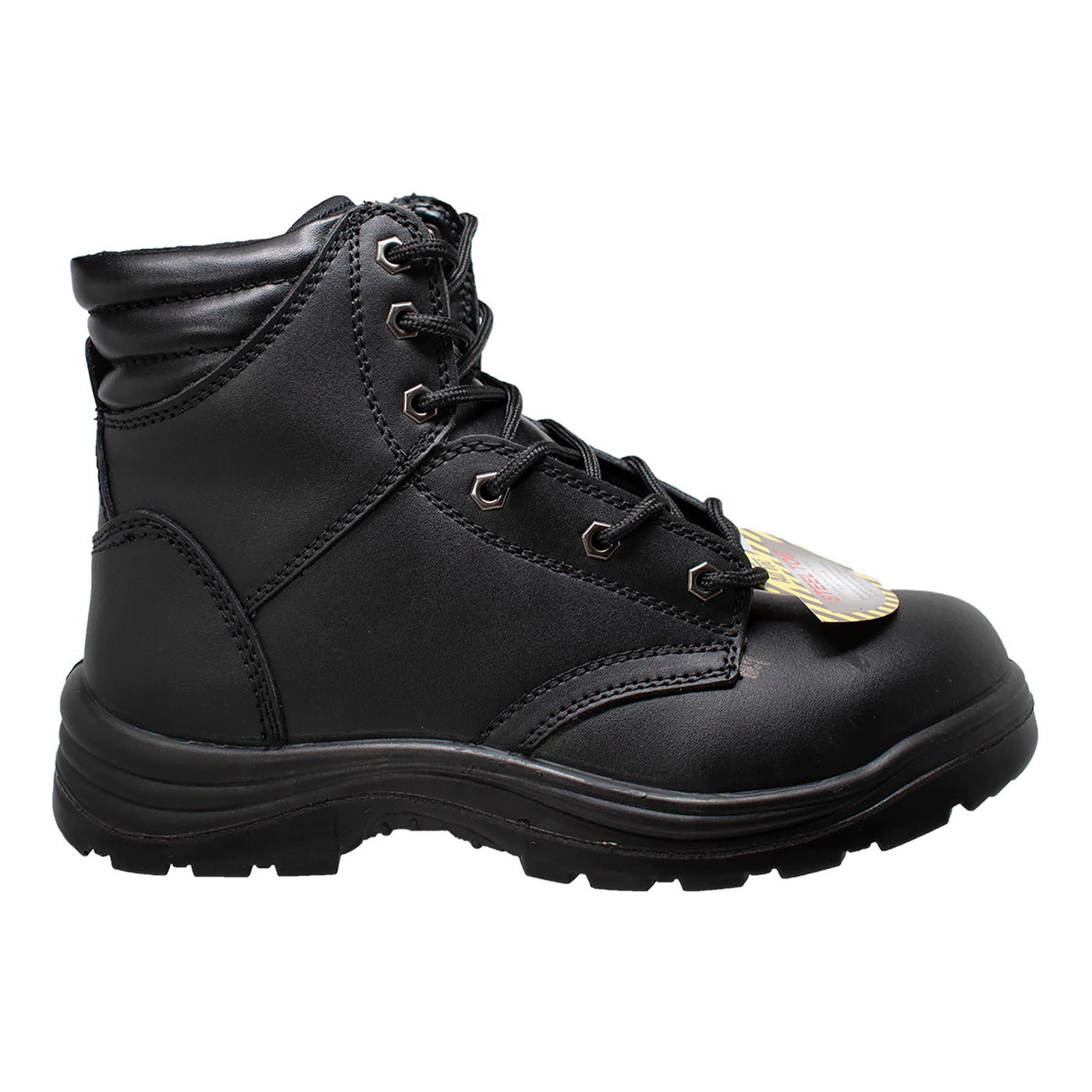 Men's 6" Black Steel Toe Work Boots - 9894 - Shop Genuine Leather men & women's boots online | AdTecFootWear