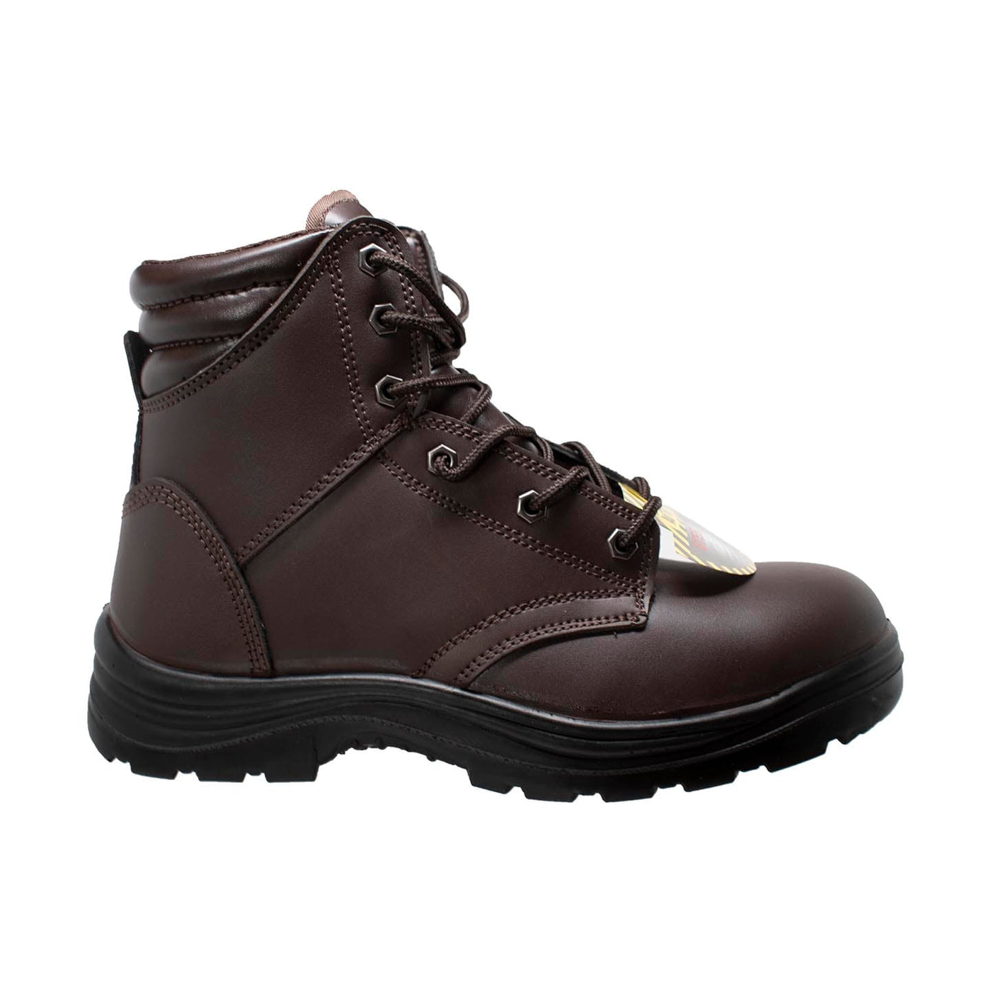 Men's 6" Brown Steel Toe Work Boots - 9895 - Shop Genuine Leather men & women's boots online | AdTecFootWear