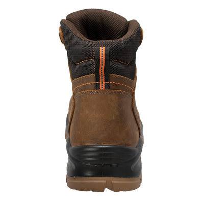 Men 6" Waterproof Composite Toe Work Hiker Brown - 9899 - Shop Genuine Leather men & women's boots online | AdTecFootWear