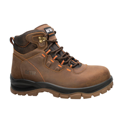 Men 6" Waterproof Composite Toe Work Hiker Brown - 9899 - Shop Genuine Leather men & women's boots online | AdTecFootWear