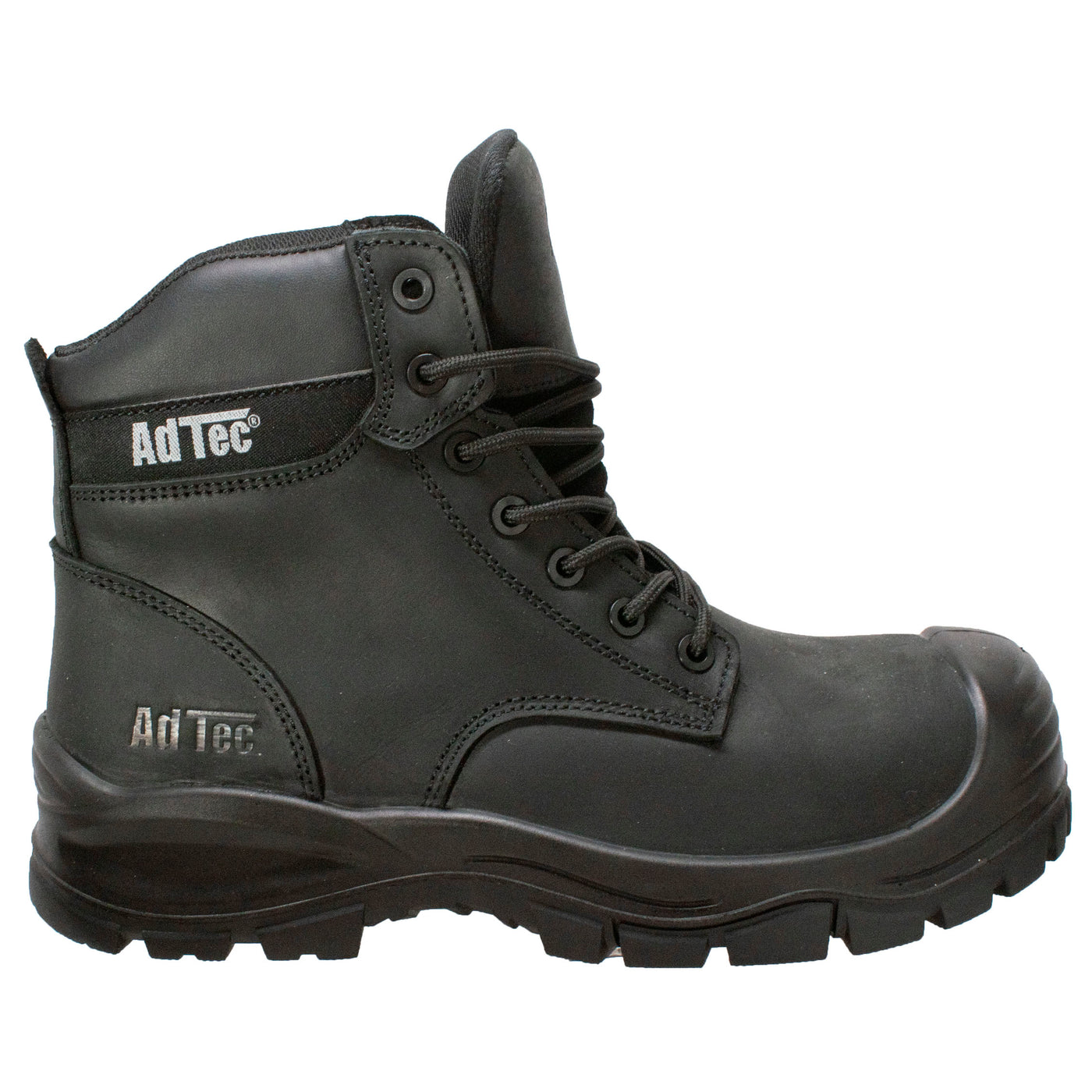 Men 6" Black Waterproof Composite Toe Work Boot - 9900-BK - Shop Genuine Leather men & women's boots online | AdTecFootWear
