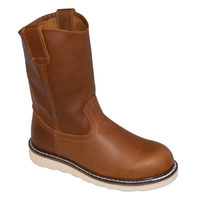Men's 8" Side Zipper Composite Toe Pull On Wellington Boot - 9901 - Shop Genuine Leather men & women's boots online | AdTecFootWear
